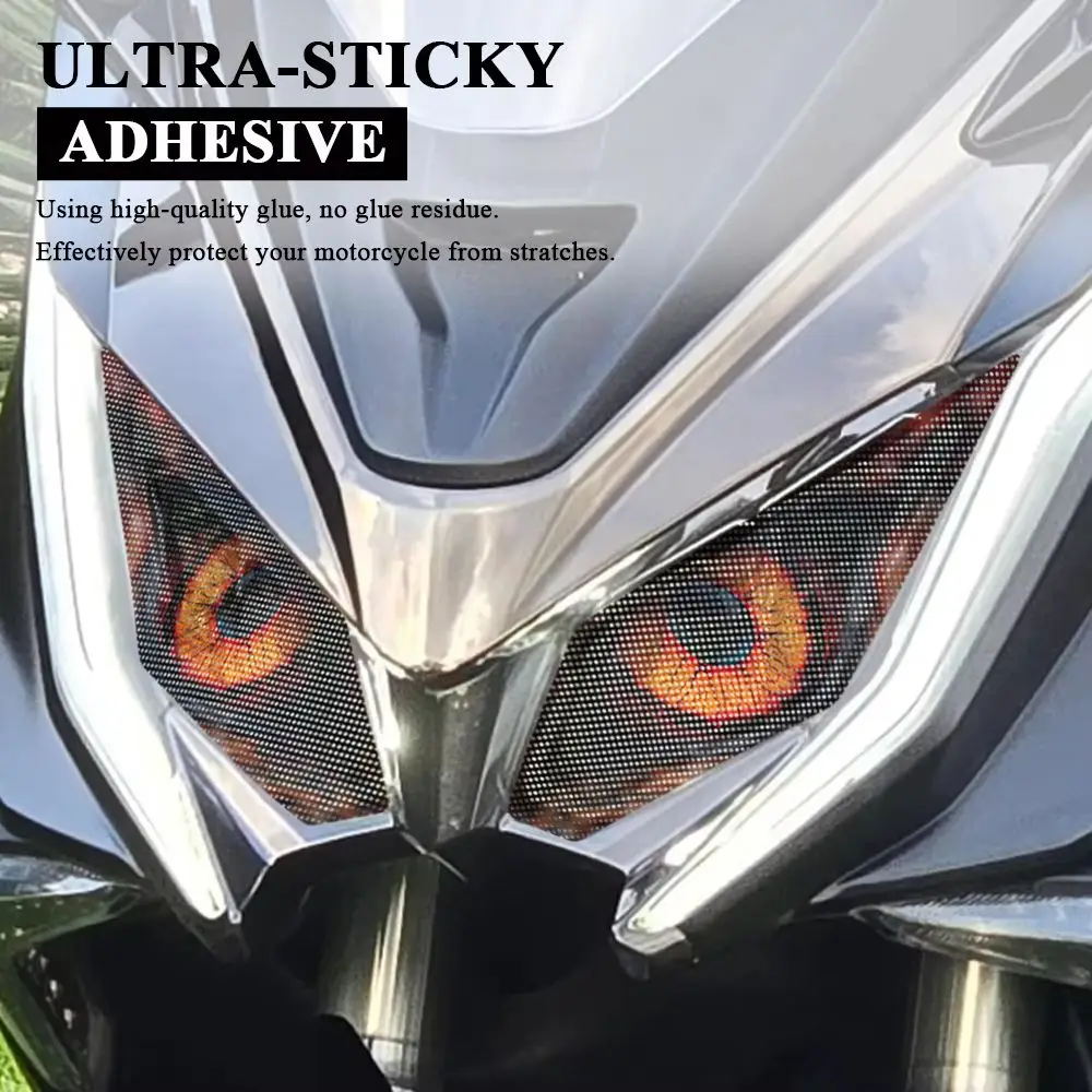 

Для Kymco AK550 AK 550 2021-2023 аксессуары для мотоциклов, передний обтекатель, наклейка на фару, защитная наклейка-2