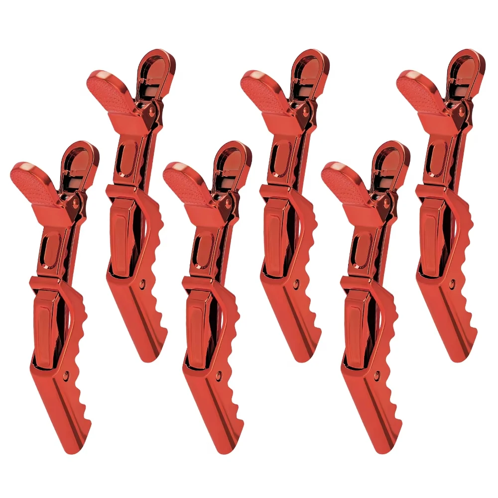 6pcs Alligator Hair Clips, Styling Tools