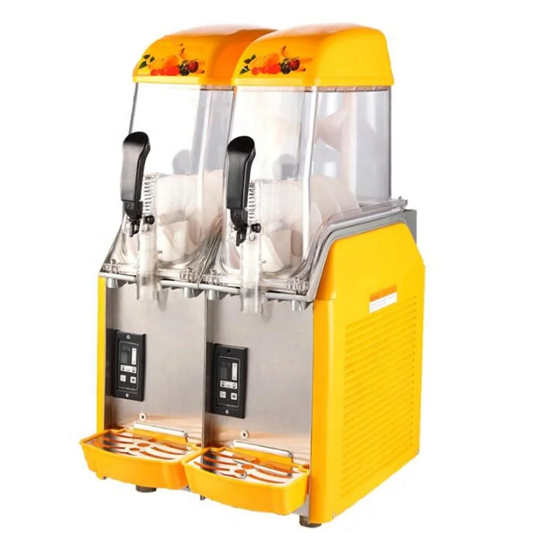 

Commercial Snow Melting Machine Ice Slush Machine Ice Slusher Cold Drink Dispenser Smoothie Machine