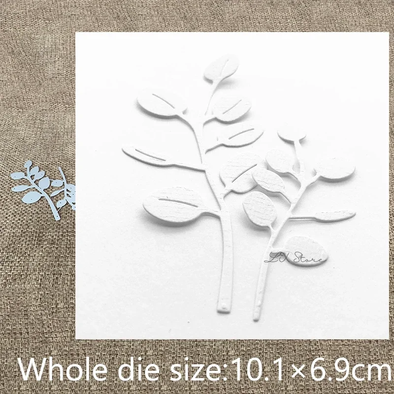 

New Design Craft Metal stencil mold Cutting Dies 2pcs leaves decoration scrapbook die cuts Album Paper Card Craft Embossing