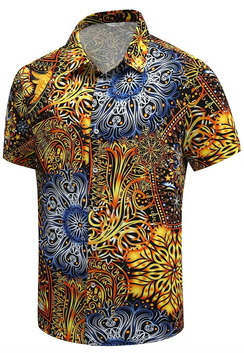 Camisa hawaiana de verano para hombre, ropa de calle informal con estampado 3D de gran tamaño, Tops con patrón Floral Y2k, ropa de lujo de diseñador