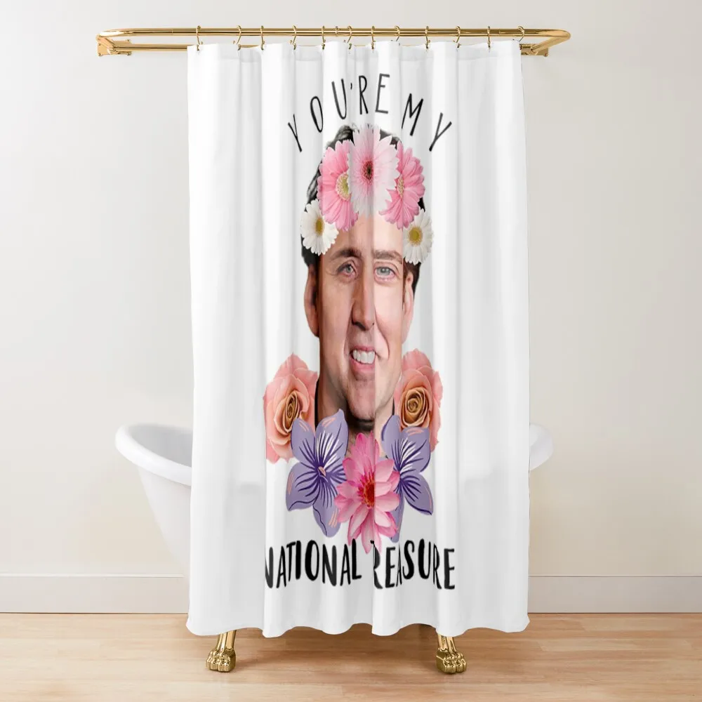 National Treasure T-ShirtNicolas Cage You're My National Treasure Funny Shower Curtain Cute Shower Curtain