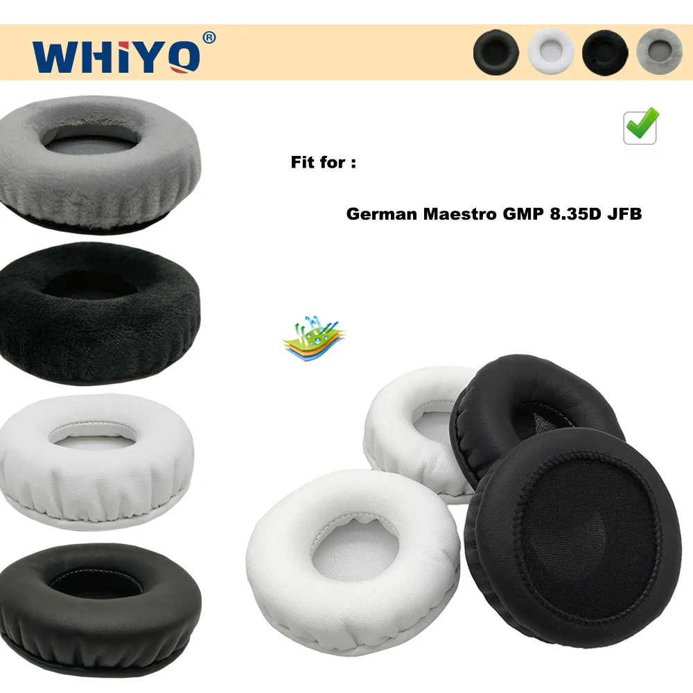 

Whiyo New Upgrade Replacement Ear Pads for German Maestro GMP 8.35D JFB Headset Parts Leather Cushion Velvet Earmuff Sleeve