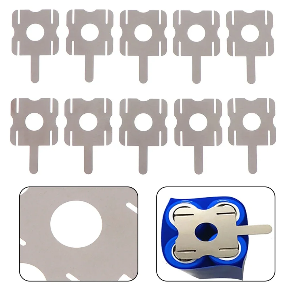 10pcs/set U Shape Nickel Sheets For Lithium Batteries Spot Weldable 4S Lithium Battery Pack Replace Spot Welding Nickel Sheet