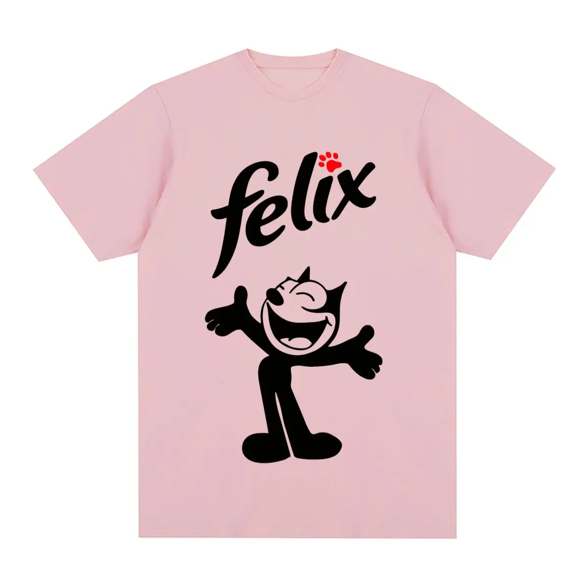 Cat Felix Vintage T-shirt Animals Pets Cartoons Tv Shows Cotton Men T Shirt New Tee Tshirt Womens Tops