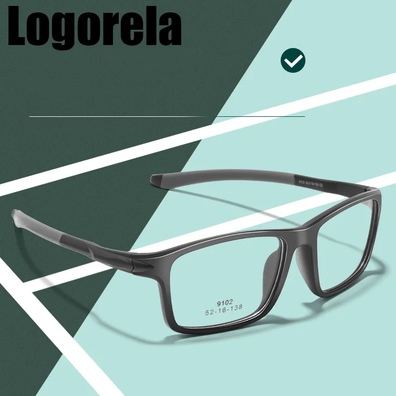 

Logorela 9102 Basketball Prescription Sport Eyewear Football Eye Glasses Men Anti-Collision Glasses Fitness Training Goggles