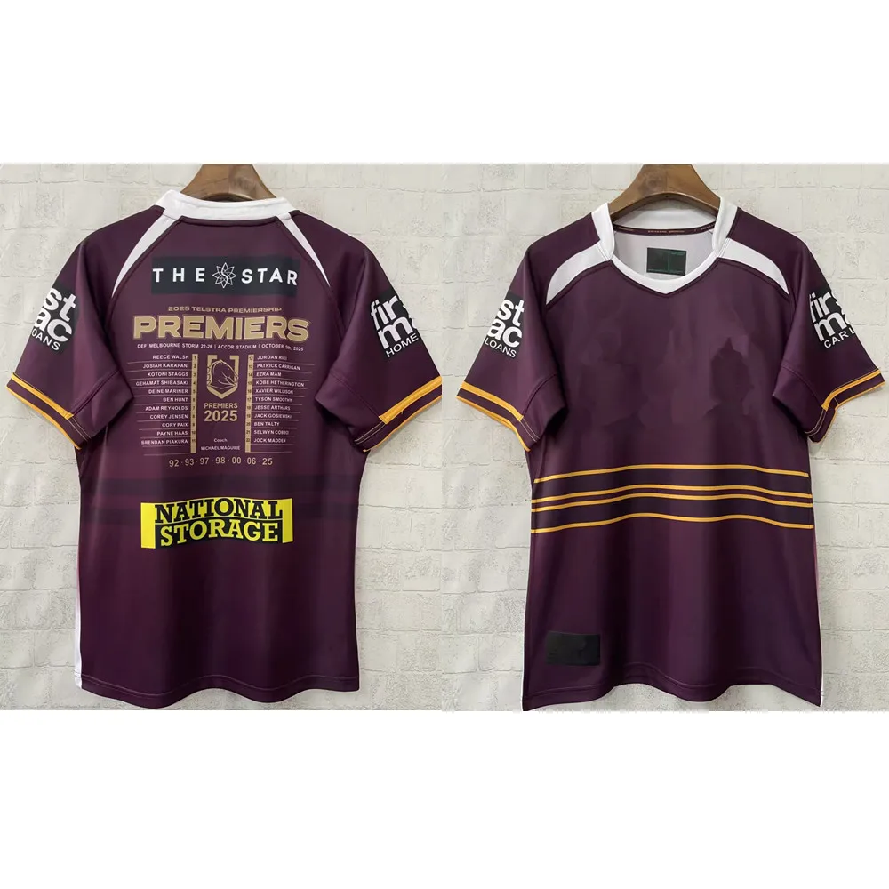 

New style 2025 Australia Premiers rugby jersey vest jacket Hoodie children t-shirt Woman kids man youth rugby shirt