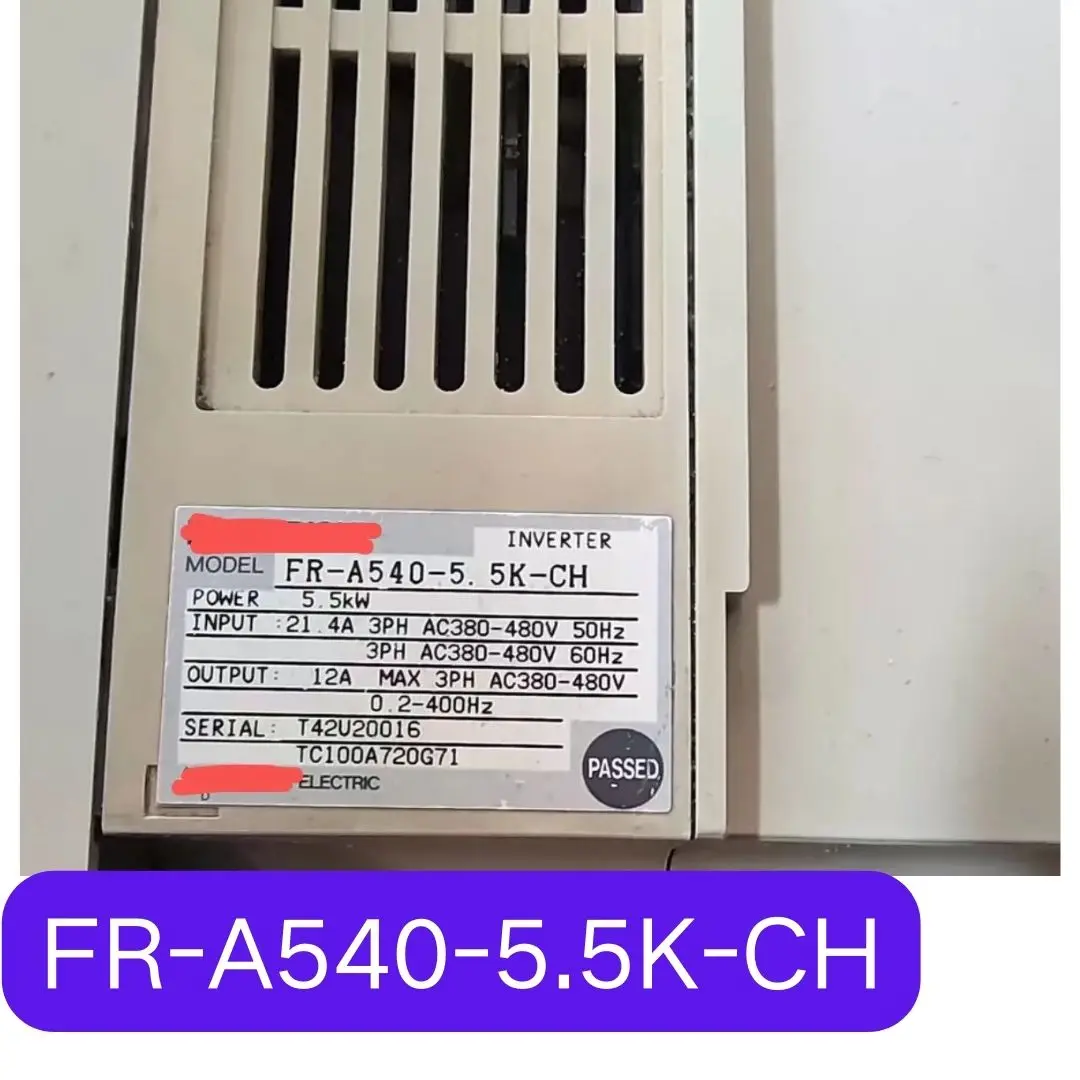 Used FR-A540-5.5K-CH inverter 5.5KW Test OK Fast Shipping