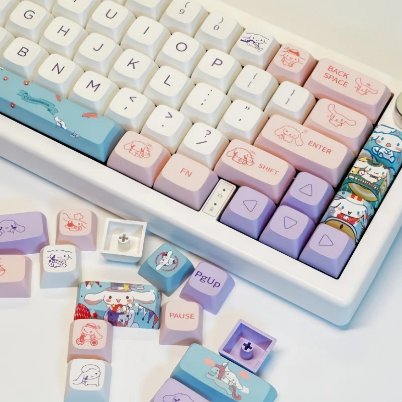 

Yugui Dog Themed Keycaps 145keys Xda Cherry Profile Pbt Hot Sublimation Mechanical Keyboard Animation Peripheral Keycap