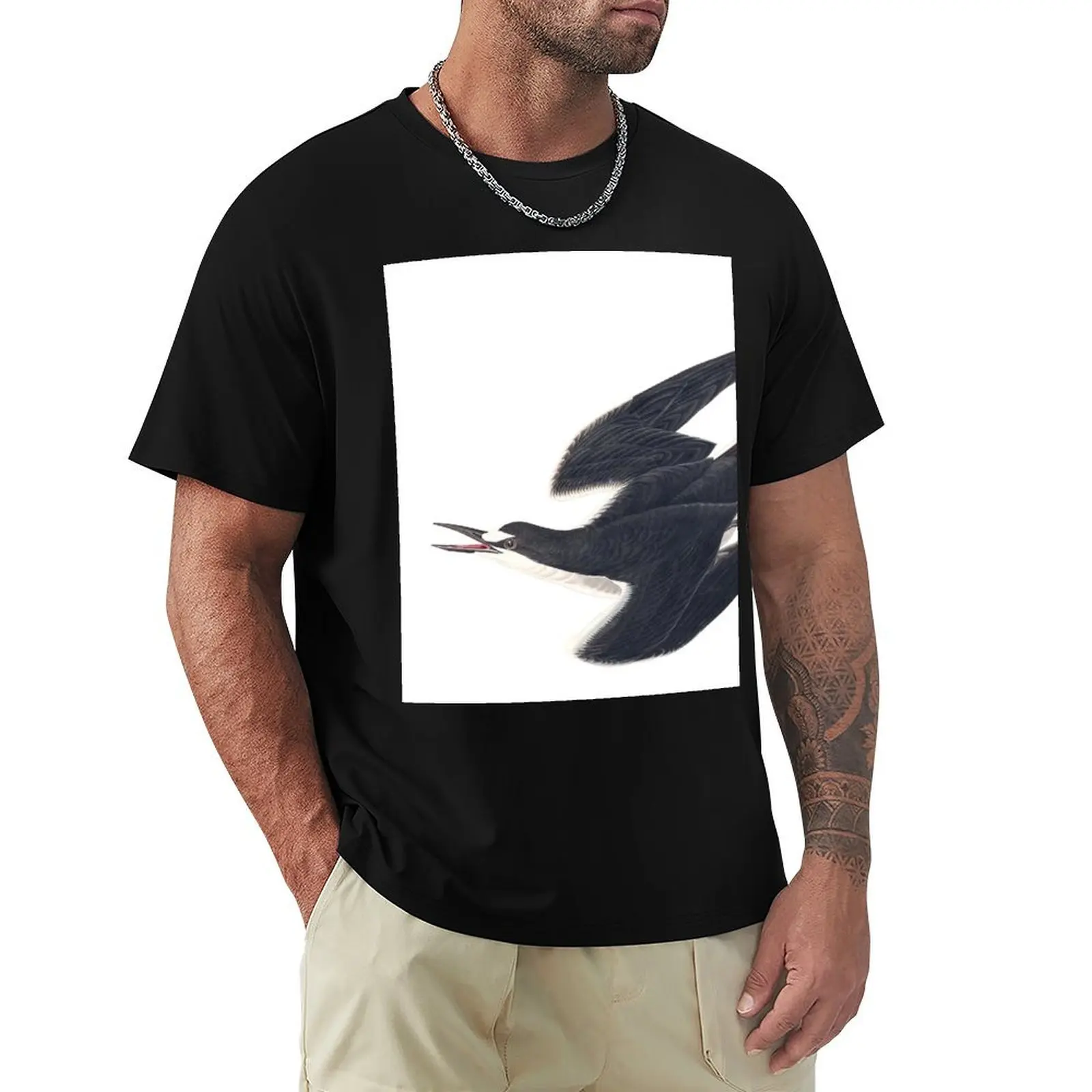 Sooty Tern - John James Audubon T-Shirt Casual Loose Fit Short Sleeve T-Shirt