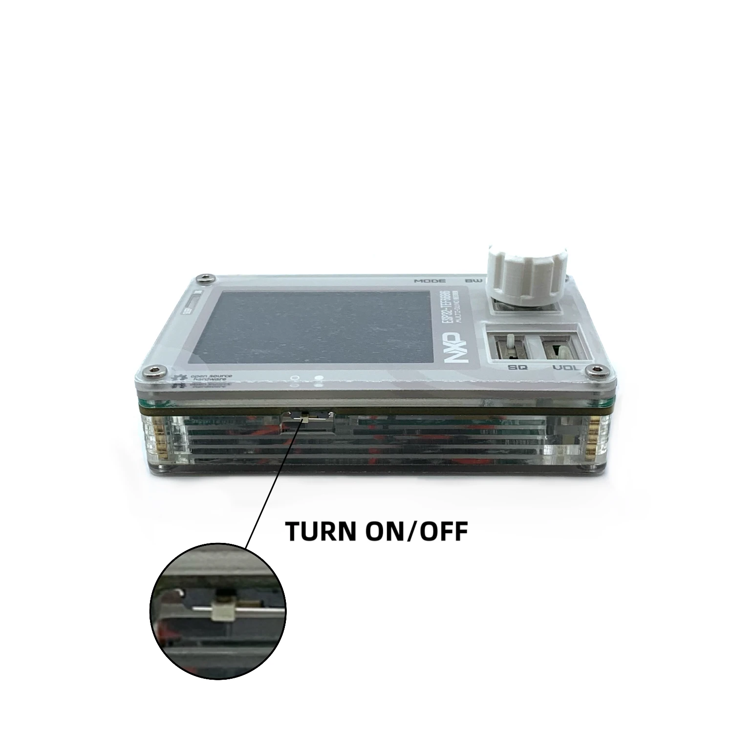 C3 Mini TEF6686 DSP Rádio ESP32 Chip Rádio de banda completa FM/LW/MW/SW Receptor de rádio PE5PVB Open-source