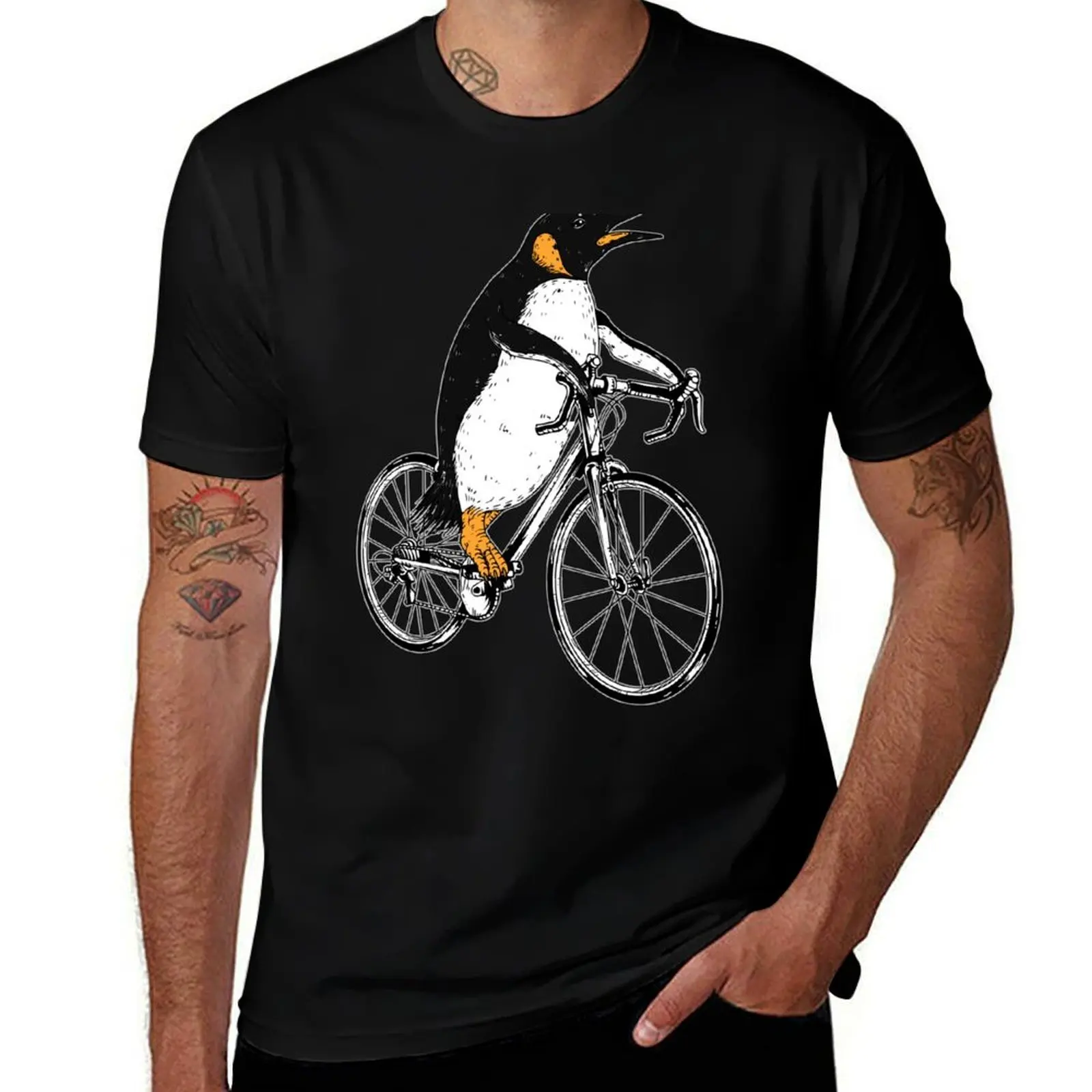 

Cycling Penguin T-Shirt t shirts for man graphic tees man t shirts for men T-Shirt