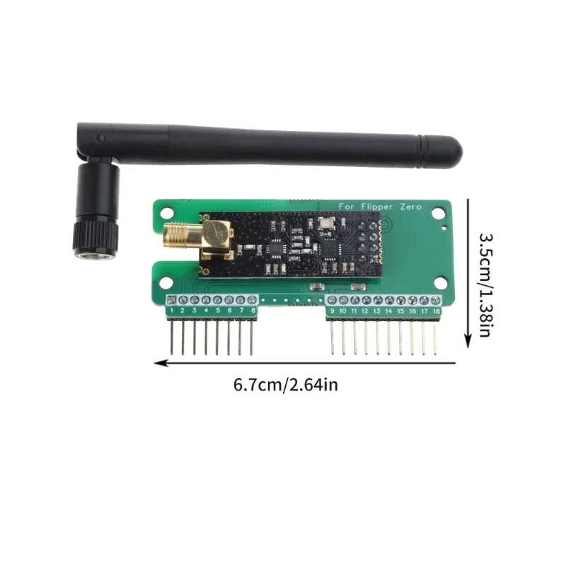 С Antanna для модулей Flipper NRF24 и GPIO, улучшенная беспроводная связь на большие расстояния передачи