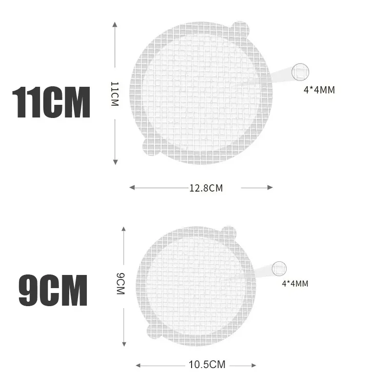 10-50pc Disposable Mesh Floor Drain Stickers Hair Catcher Stopper Bathroom Shower Drain Cover Anti-blocking Filter Sink Strainer - view 6