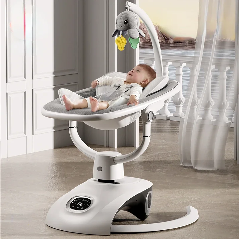 Baby rocking chair electric cradle bed baby coax artifact