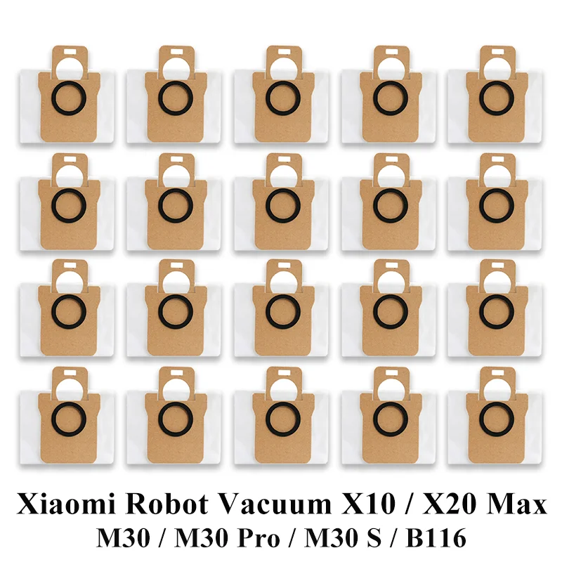 Мешок для пыли для робота-пылесоса Xiaomi X10 / X10+ / X20+ / X20 Pro / X20 Max / M30 / M30 Pro / M30S / M40 / B116 / C102CN Аксессуары Мешок для пыли для робота-пылесоса Xiaomi X10 / X10+ / X20+ / X20 Pro / X20 Max / M30 / M30 Pro / M30S / M40 / B116 / C102CN Аксессуары