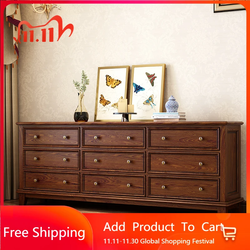 

Американские шкафы из цельного дерева, современные шкафы для хранения, винтажные шкафы для гостиной, скандинавская стоячая мебель Vetrinette Da Esposizione