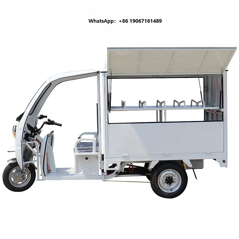 Worldwide Supply Chain Mini Enclosed Electric Cargo Tricycle 1000w for Delivery Van xyl