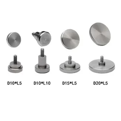 1pc Stainless Steel Flat Point Contact Points M2.5 Threaded Shank For Dial Thickness Gauge Dial Indicator Depth & Height Gauge