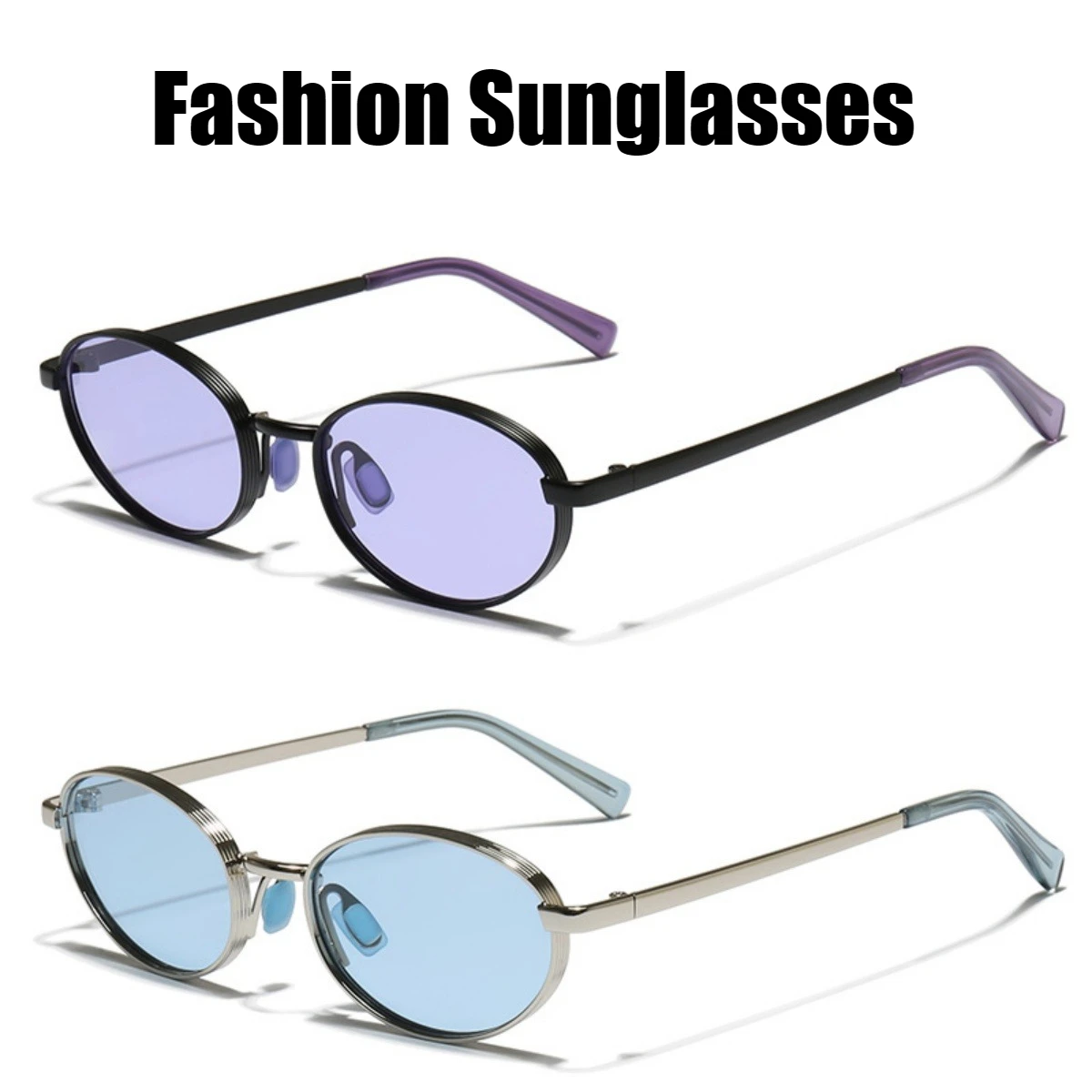 

Новые модные мужские солнцезащитные очки с овальной оправой, унисекс, стильные люксовые очки для активного отдыха, отпуска и путешествий