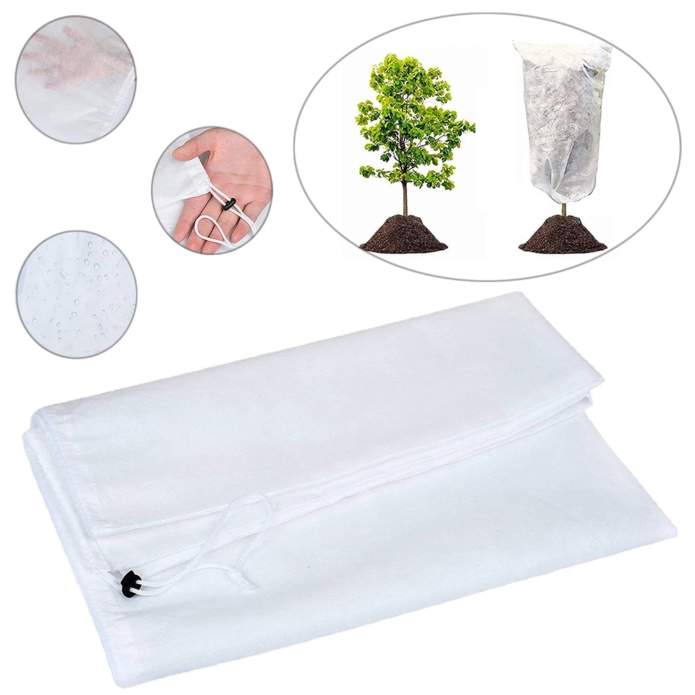 1PC 3 Sizes Winter Plant Cover Warm Cover Tree Shrub Protecting Bag Frost Protection For Yard Garden Small Tree Against Cold