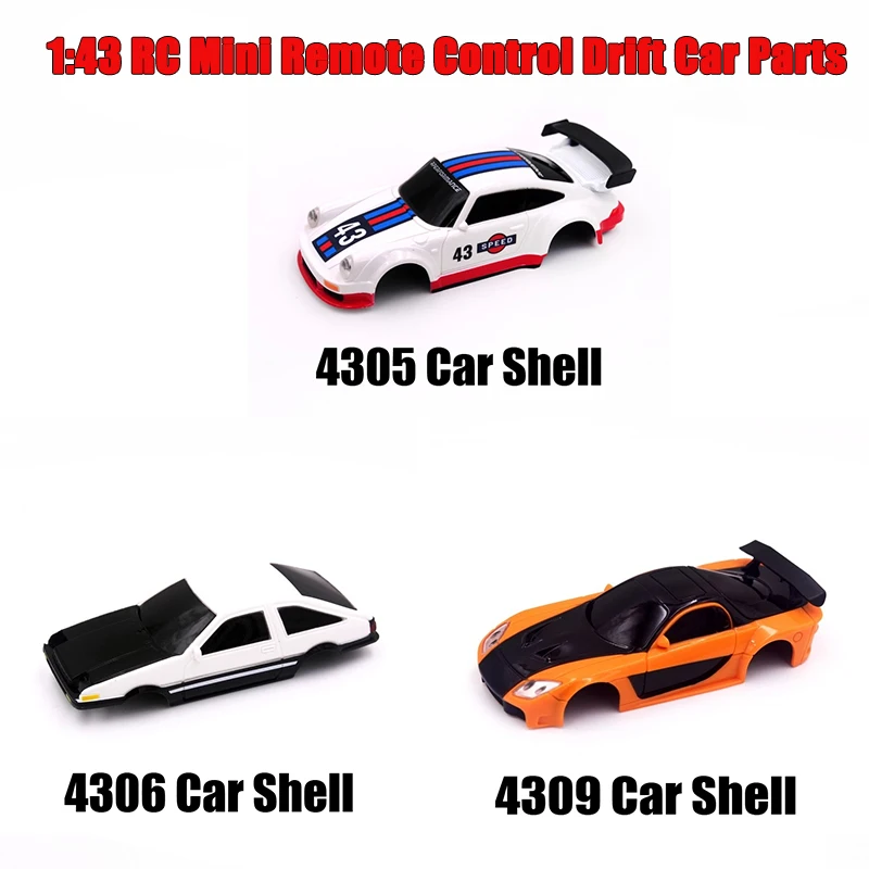 4305 4306 4309 1:43 RC Mini Afstandsbediening Drift Auto Onderdelen 4305 4306 4309 Auto Shell