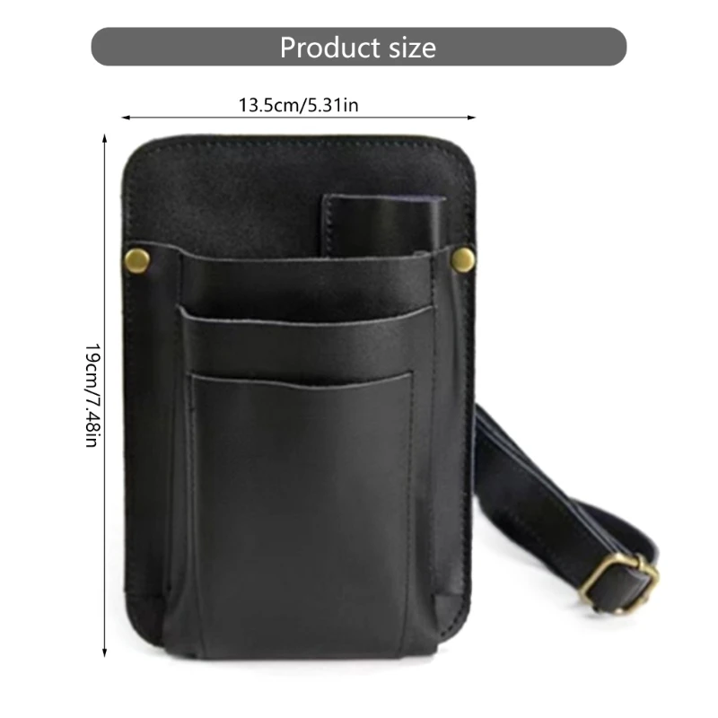 Borsa per attrezzi in pelle Cintura per attrezzi da falegname resistente in pelle Borsa per attrezzi per elettricista Drosphip