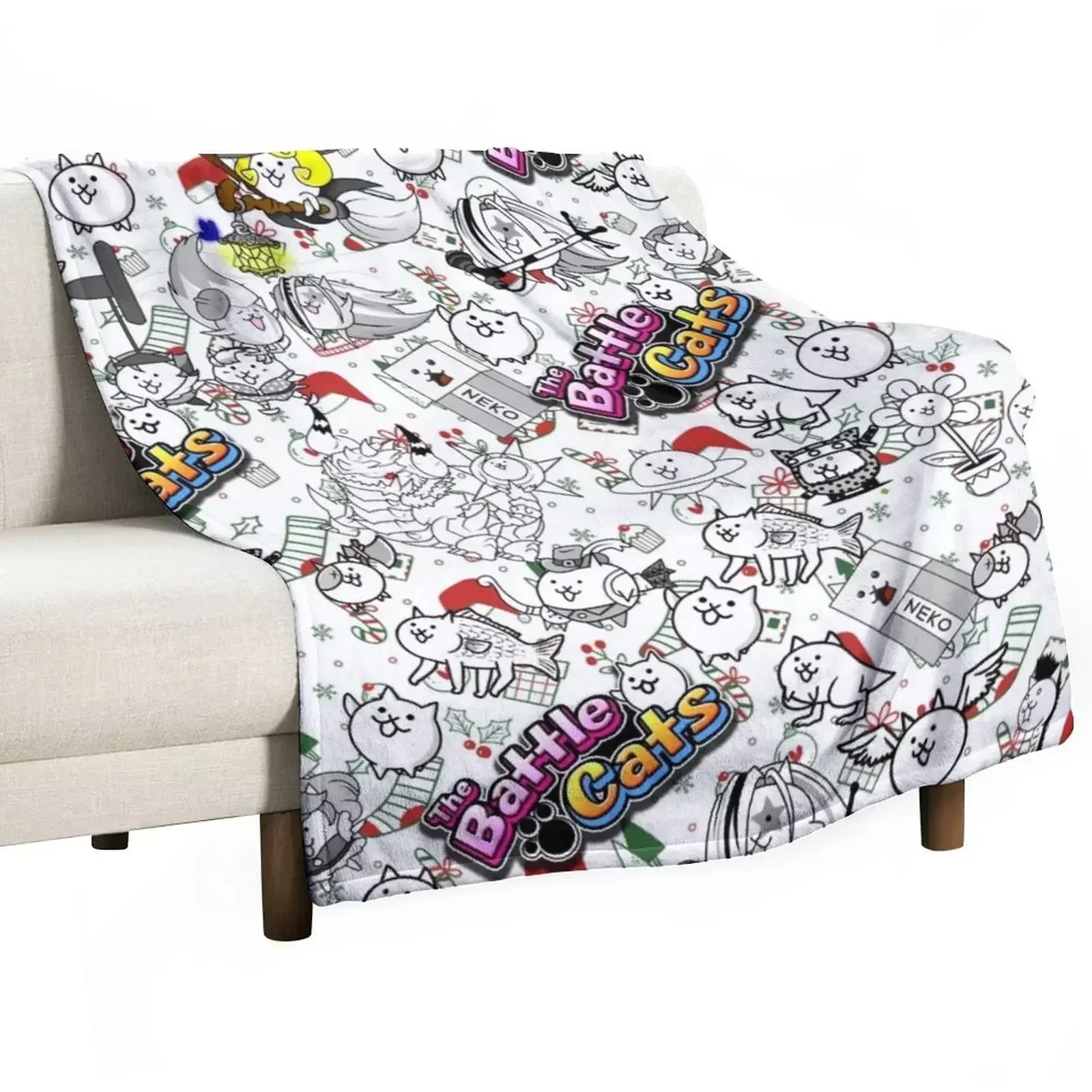 

Battle Cats Throw Blanket Decoratives Luxury Thicken valentine gift ideas Comforter Blankets