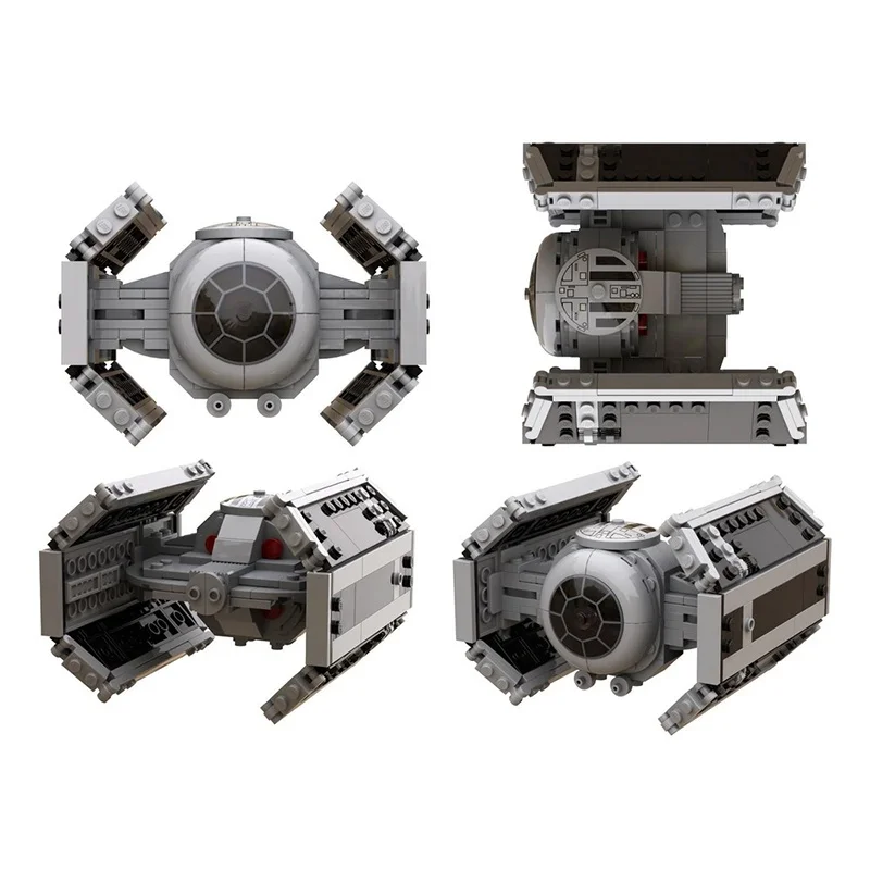 

282pcs MOC Twin Ion Engine Advanced Fighter Death Star Battle Model Building Christmas Gifts Blocks Construction Toy Education