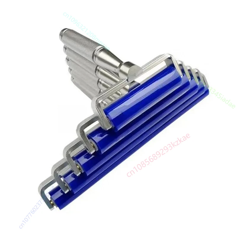 1PCS Dust Removal Sticky Silicone Roller Anti-Static Roller Brush Manual  Cleaner Phone Repair Tool Aluminum Alloy Handle