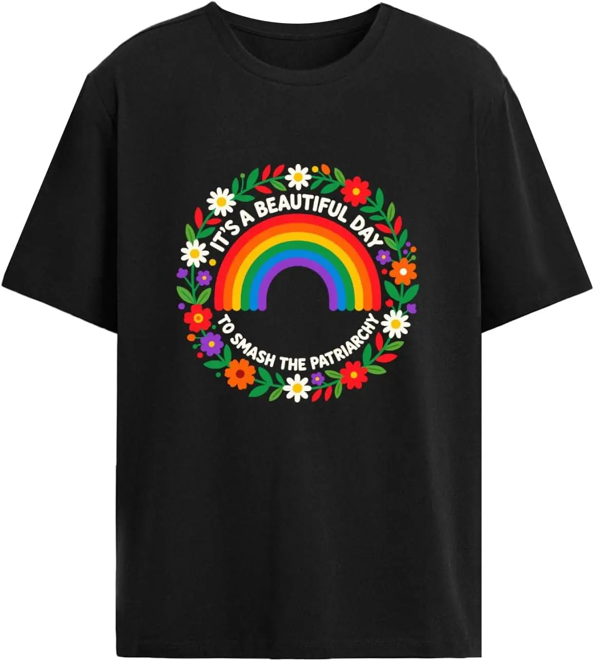 

Футболки с надписью "It's A Beautiful-Day to smash The Patriarchy" для женщин с графическим принтом.