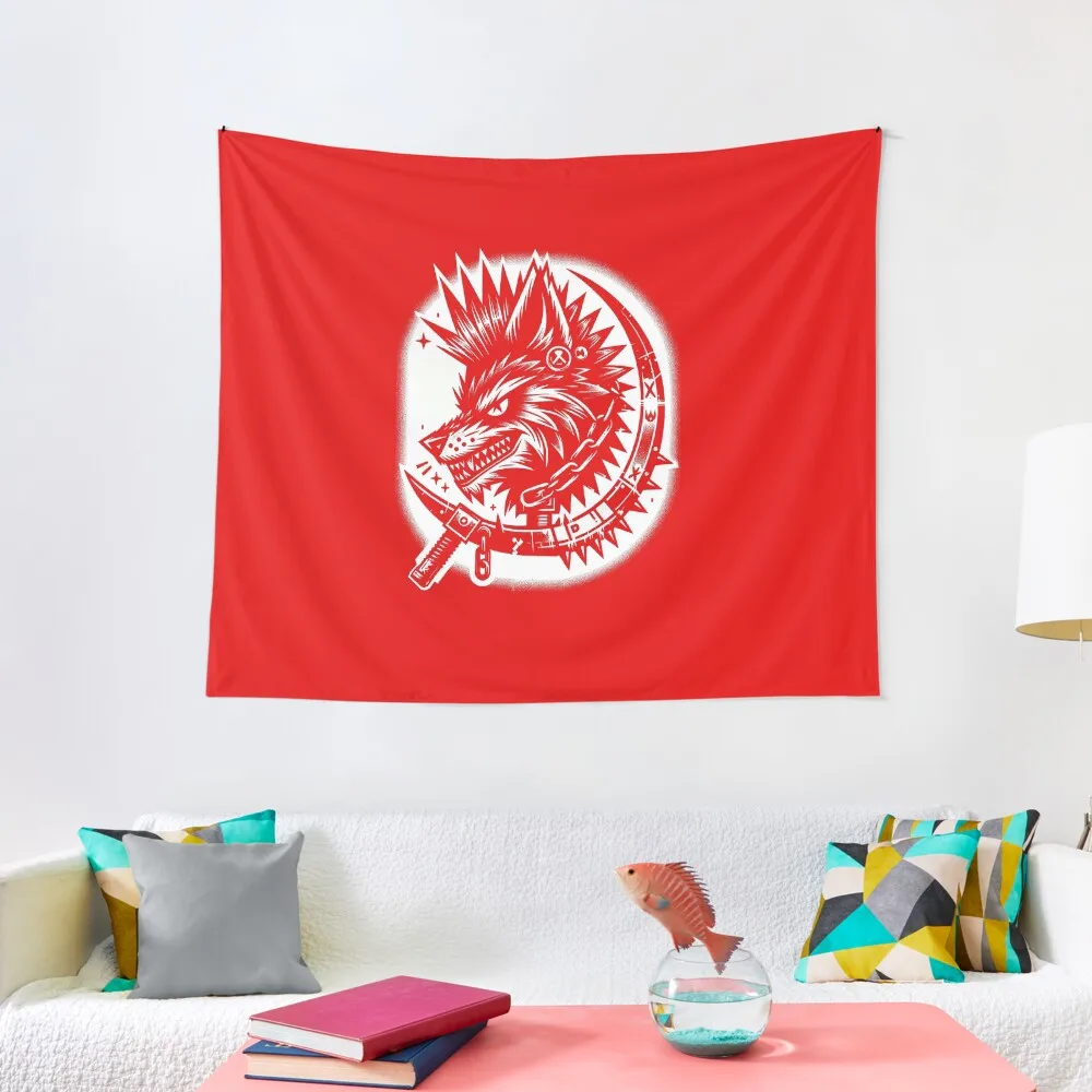 

Howlers Never Bow - Red Rising Tapestry Room Decorating Aesthetic Room Ornaments Art Mural Tapestry