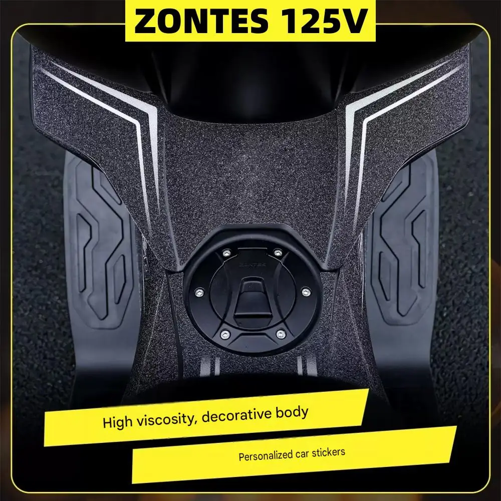 Car body sticker, color printing, protective film, anti-scratch decoration, frosted armor film, suitable for ZONTES 125V 150V.