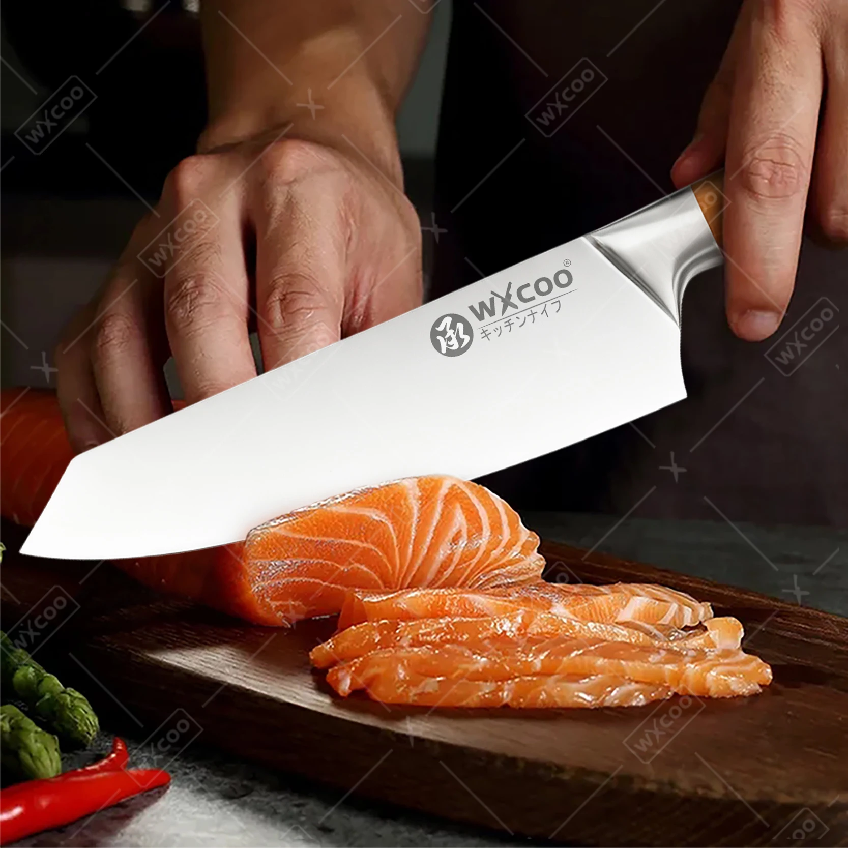 WXCOOK Kitchen Knife Fruit Durable Utility Sigo Stainless Steel Environmental Lanmini Sid94 Icl Elementsarial