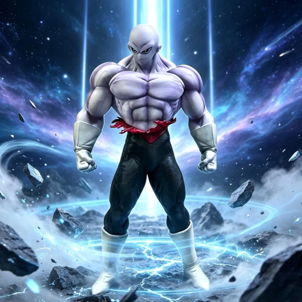 Anime-Figur Jiren Dragon Ball Z Actionfiguren PVC-Statue Desktop-Ornament Sammlermodell Spielzeug Geschenke 25cm/9,84 Zoll