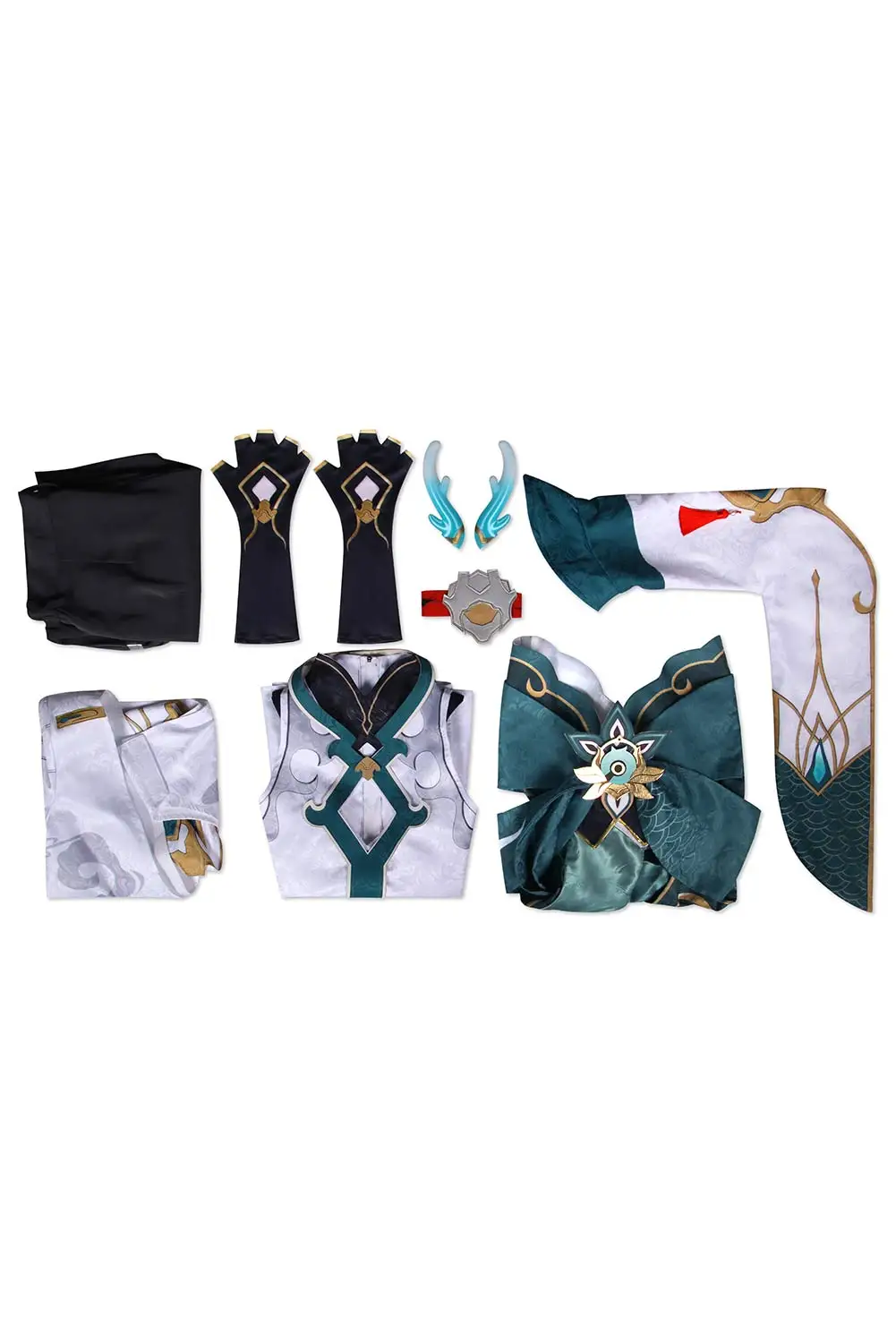 Raiden Heng Cosplay Traje Masculino, Roupas, Casaco, Calças, Perucas, Conjunto completo, Jogo, Trilho Estrela Honkai, Dia das Bruxas, Carnaval, Fato de festa, Masculino