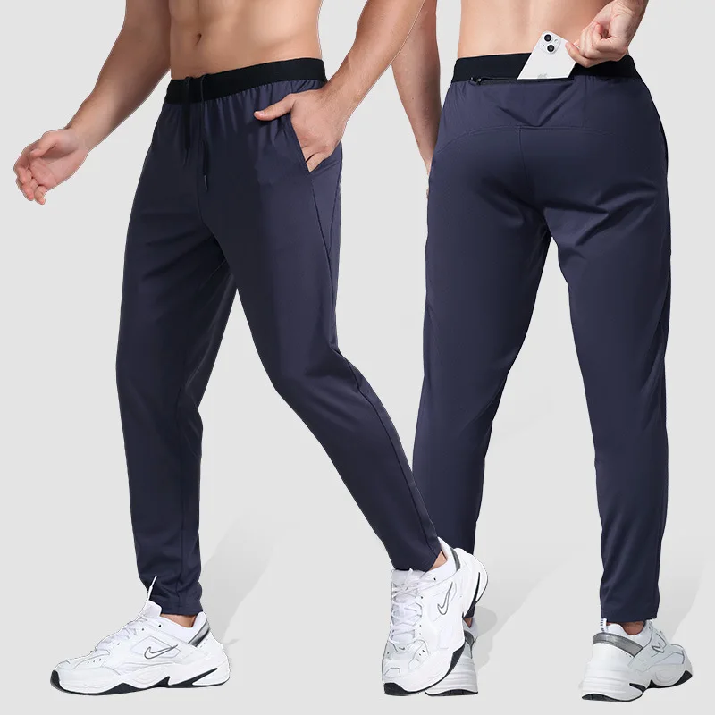 

Men's sports pants spring and autumn new knitted casual fitness pants outdoor running basketball quick drying pants