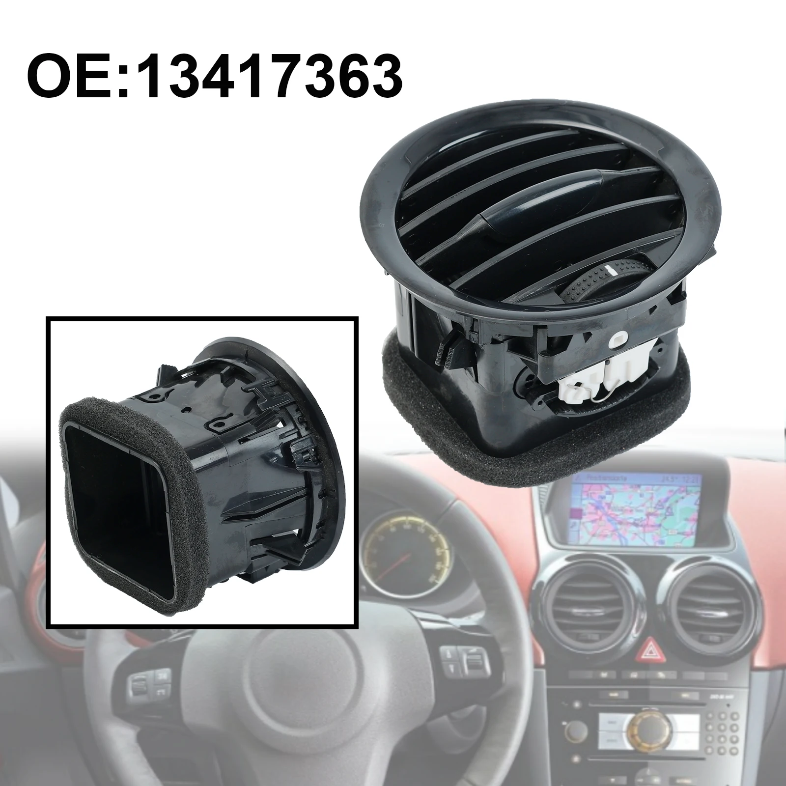 

2201099 Interior Air Vent Grille Nozzle Accessories For Vauxhall OPEL ADAM 2012-19 CORSA D 2006 2007 2008 2009 2010-14 13417363