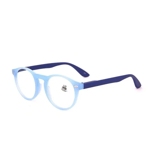 Modische Runde Brillen für Damen, Fake-Computerbrille für Herren, Vintage Runde Lesebrille, Brillengestell für Frauen +0 – Detail 7