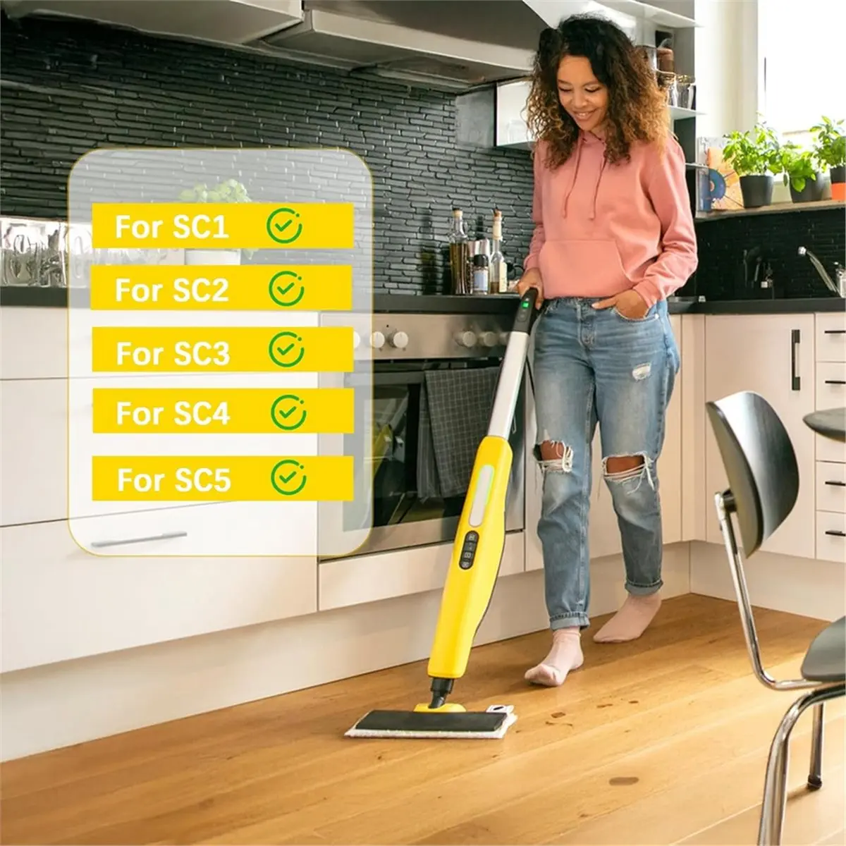 

Набор чехлов из микрофибры AT52 для пароочистителей Karcher SC1, SC2, SC3, SC4, SC5, аксессуары для пароочистителей