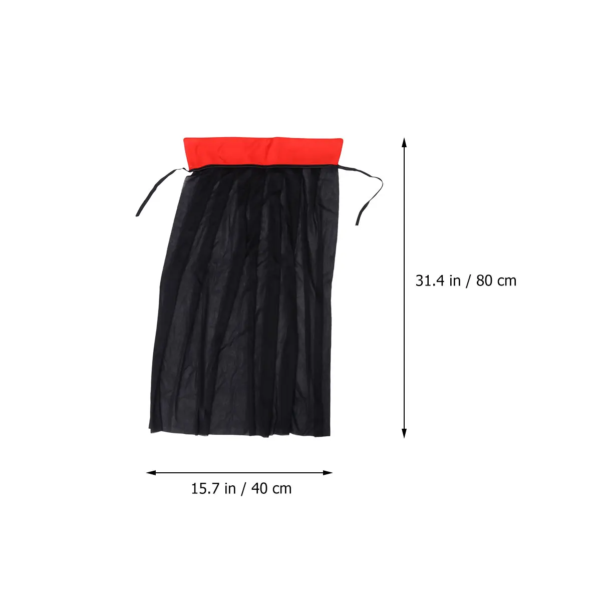 

2 Pcs Children's Cape Halloween Clothes for Kids All-saints Day Costume Accessories Apparel Black