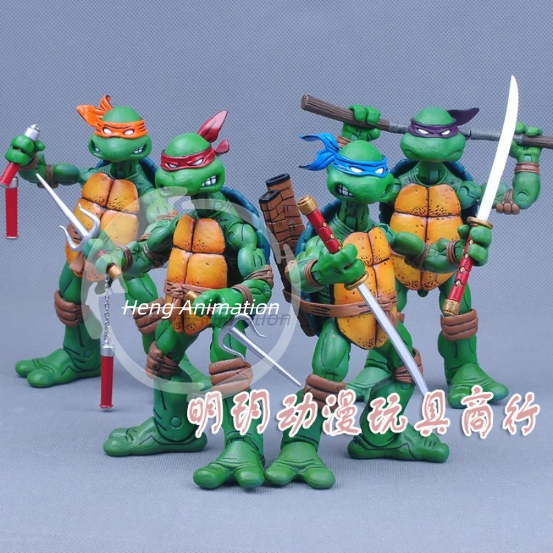 أنيمي نينجا السلاحف البهجة كيرو بيتزا المومياء آخر الساموراي عمل نموذج لجسم الكركدن رئيس VS وجه خنزير #5