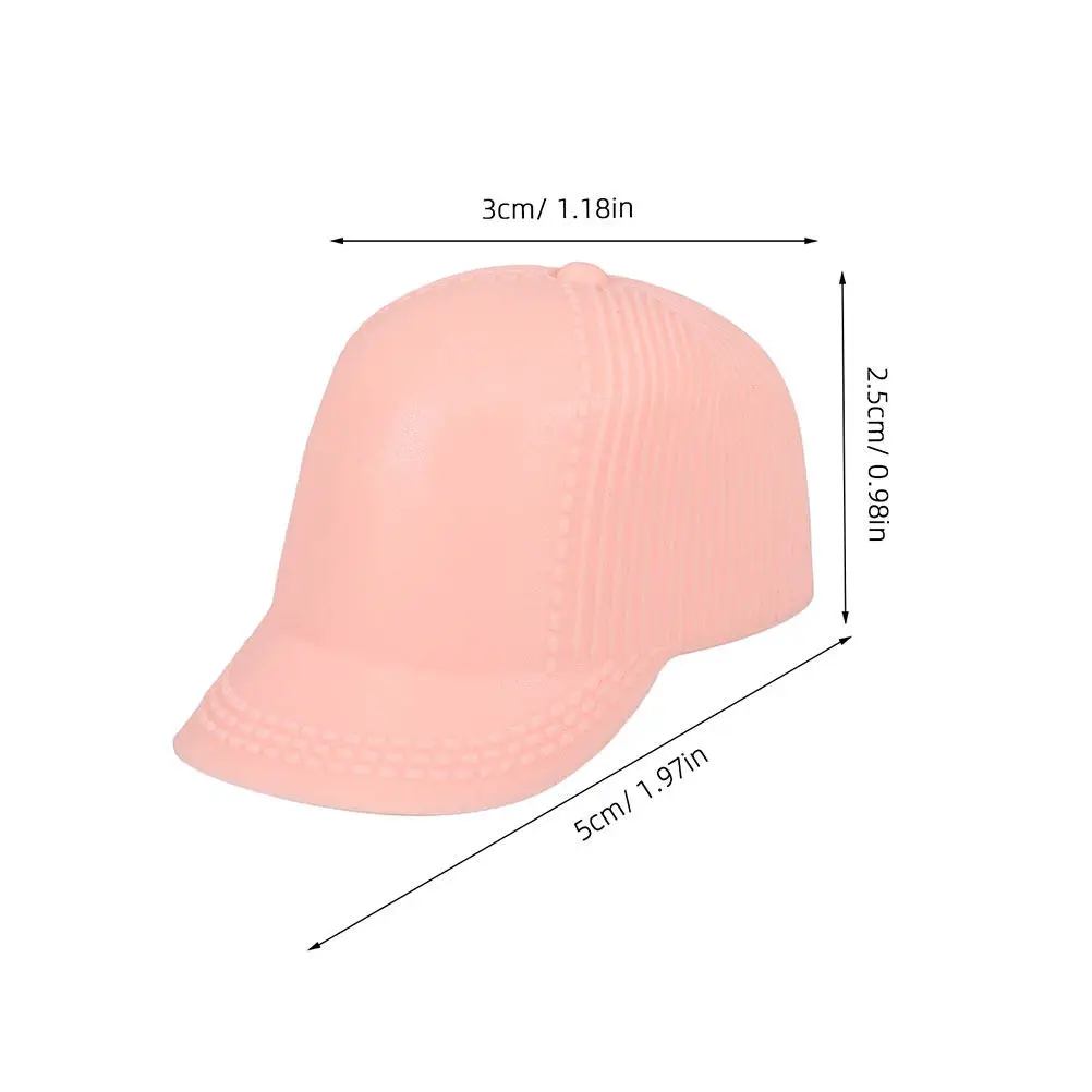 6Pcs Mini Peaked Caps Small Hat Accessories for Mini Houses Succulent Pots Photography Prop Creative Micro Landscape Decoration