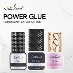 NATUHANA FLoral Scent lashes Glue Tulip Scent adhesive for eyelash 1s Second Fast Drying Strong False Eyelash Extension Glue