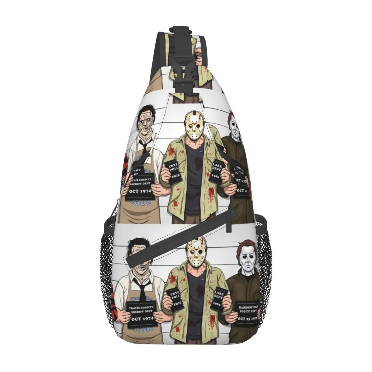 

Horror Movie Child Of Play Crossbody Sling Bags Small Chest Bag Chucky Shoulder Backpack Daypack for Travel Hiking Biking Pack