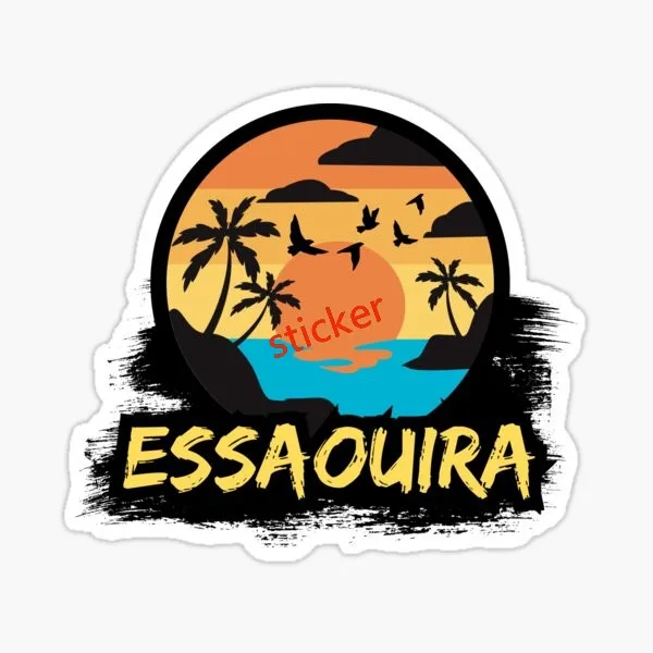 

Morocco Travel Car Bumper Sticker Marrakesh City Decal Waterproof Scratch-proof Stickers Accessories