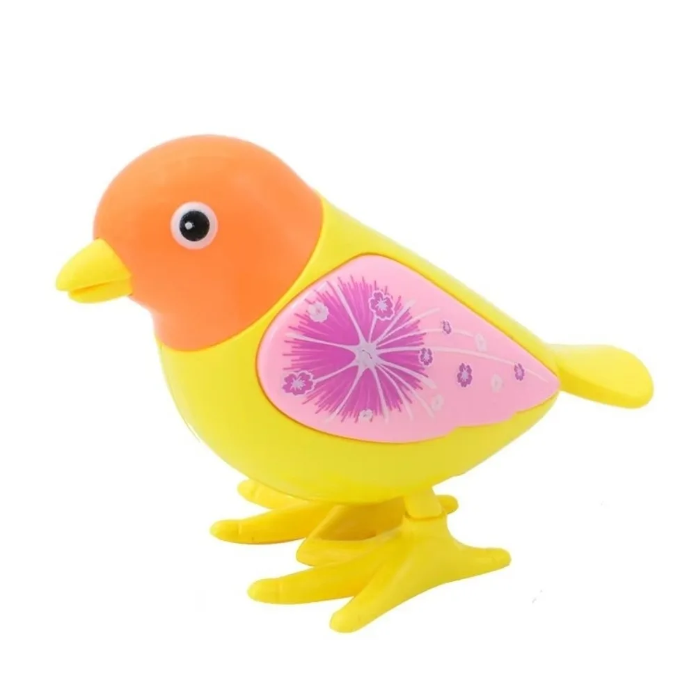 1 st Grappige Kleur Willekeurige Uurwerk Vogel Speelgoed Kronkelende Mechanisme Plastic Lente Aangedreven Ekster Speelgoed Cartoon Springen Vogel Speelgoed