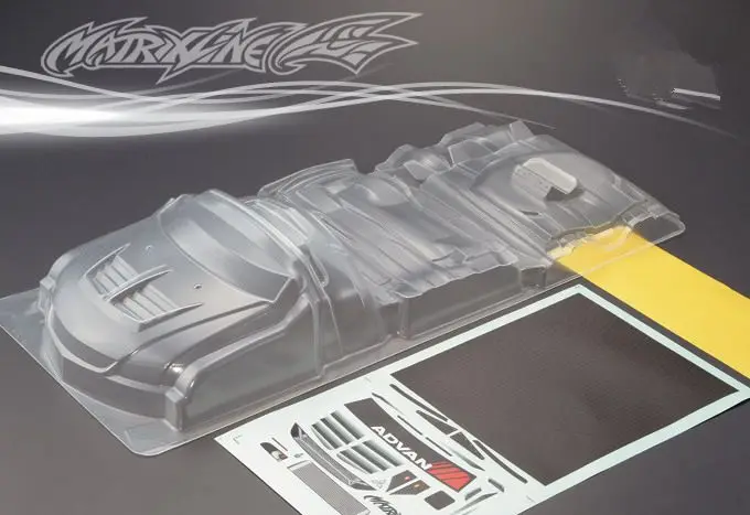 1 set EVO 9 Auto PC drift RC PC wide-body body shell 195mm breedte Transparant schoon geen geschilderd drift body hsp hpi trax Tamiya