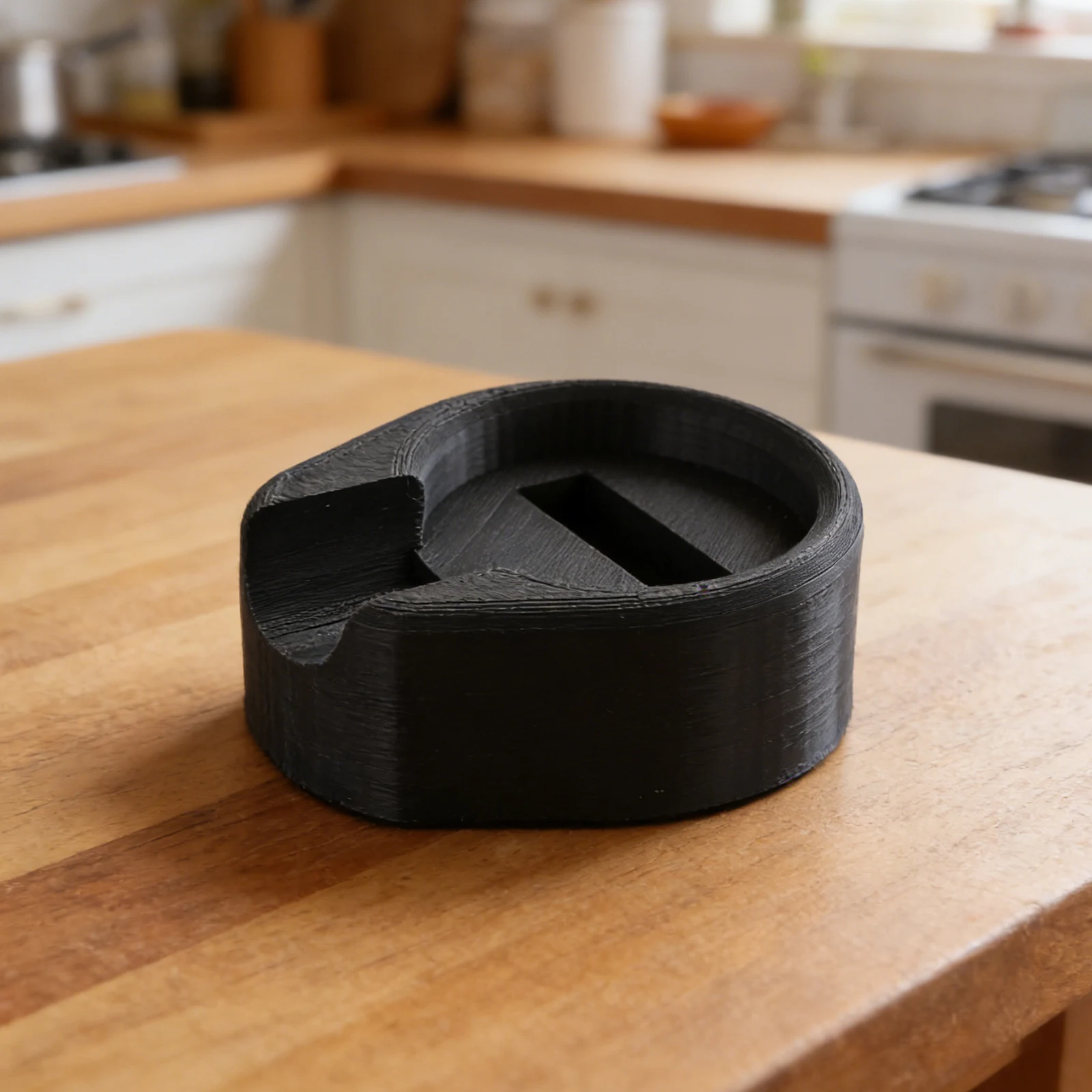 Anti-Slip Support Stand Portafilter Holder Black Efficient for espresso Tamping Tool for espresso Tool Space-Saving Size