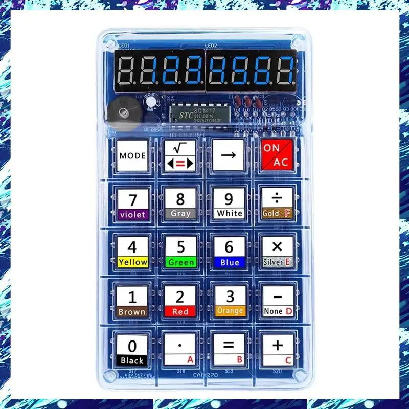 CEA DIY Calculators Kits DIY Parts Welding Practice Homemad DIY Soldering Projects Blue